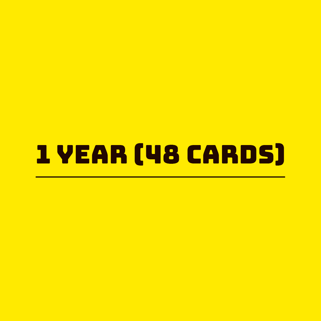 48-CARD / 1-YEAR SUBSCRIPTION