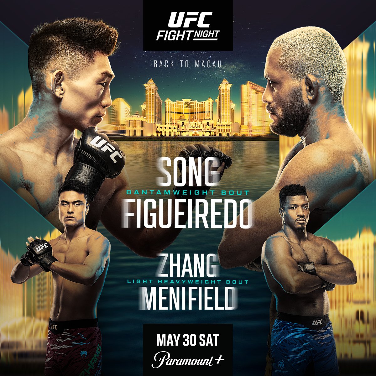 UFC CARD: SONG VS FIGUEIREDO