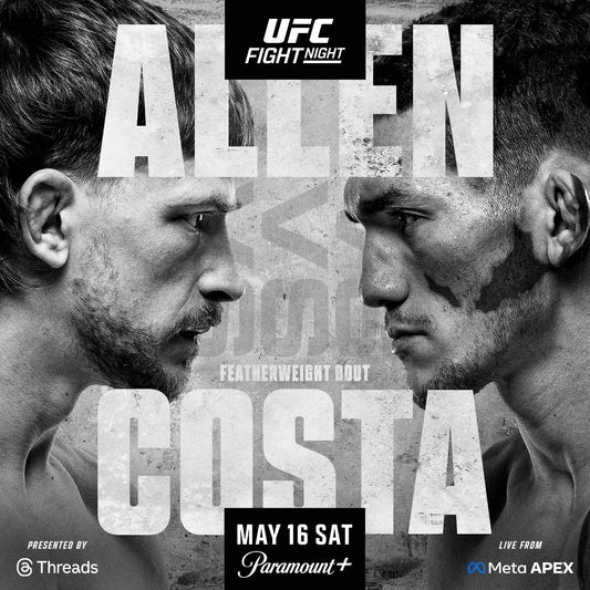 UFC CARD: ALLEN VS COSTA