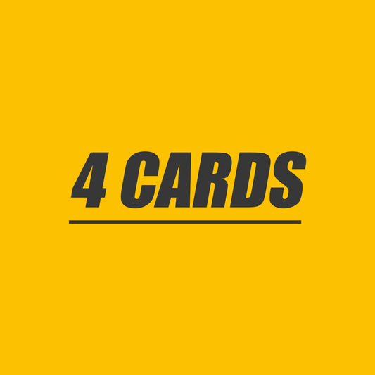 4 CARD / 1 MONTH SUBSCRIPTION